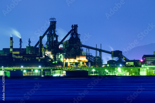 北九州工業地帯の夜景