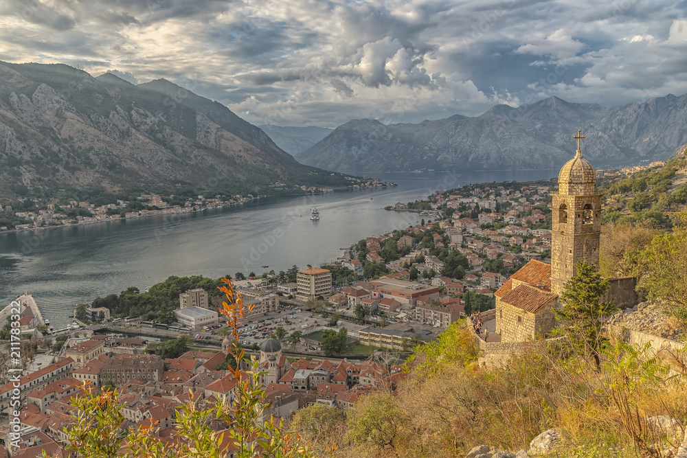 Kotor Church of Our Lady of Remedy Landscape