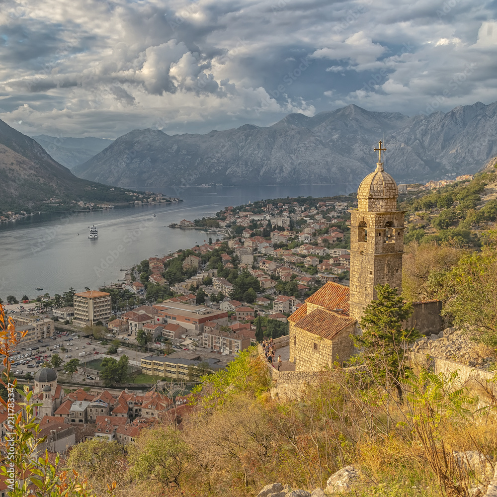 Kotor Church of Our Lady of Remedy Landscape