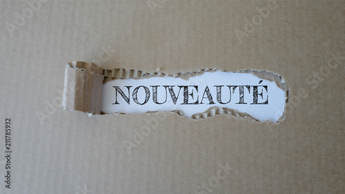 Canvastavla nouveauté insert carton