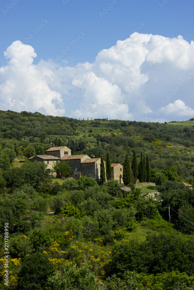Postcard from the beautiful Tuscany in summer