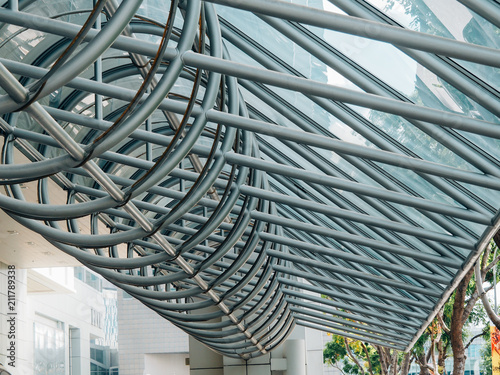 27 july 2018 roof frame at Suntec City a subzone of the Downtown Core in Singapore.