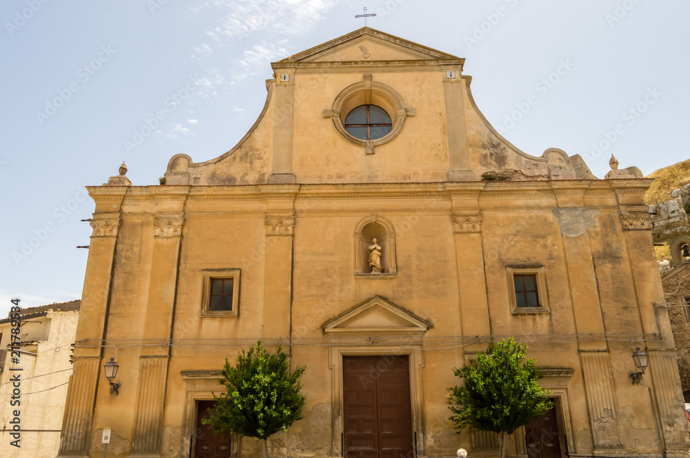 Front facade of the church Madre di San Giorgio Martire