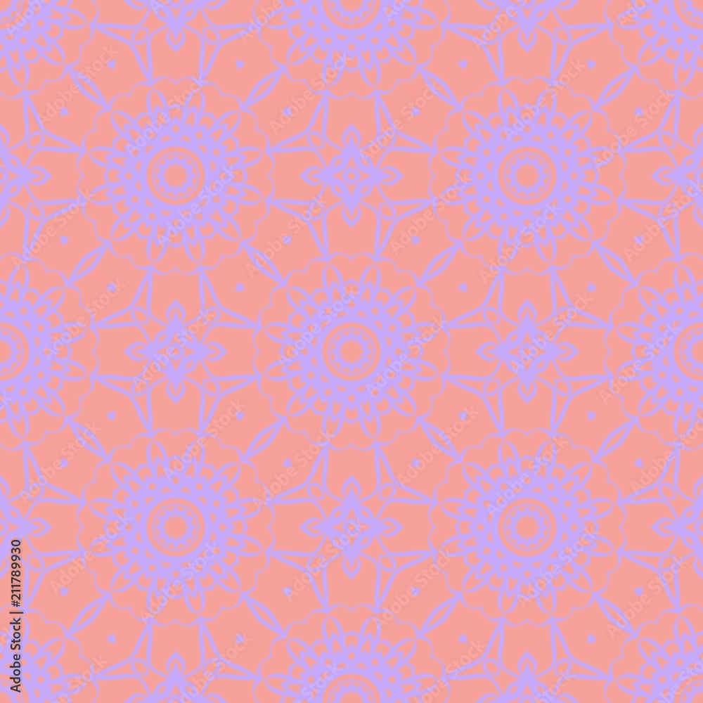 Modern Decorative geometric ornament. Vector illustration. For design, wallpaper