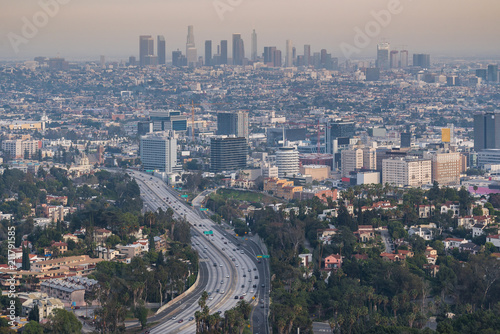 Los Angeles Cityscape Sunset © vichie81