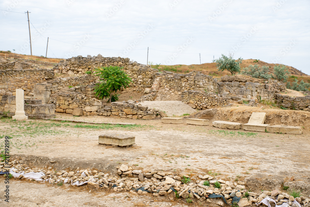 excavations of the old ancient city