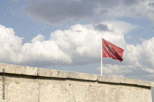 Photography Turkish Flag at Urfa