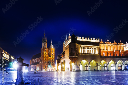 KRAKOW, POLAND - August 27, 2017: The Cloth Hall Krakow,listed as a UNESCO World Heritage Site since 1978, Poland