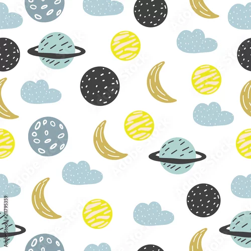 Tapety planety, chmurki, księżyc i słońce