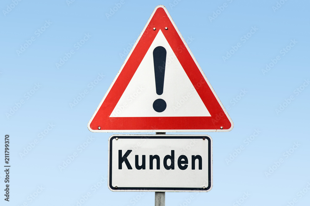 Schild 327 - Kunden