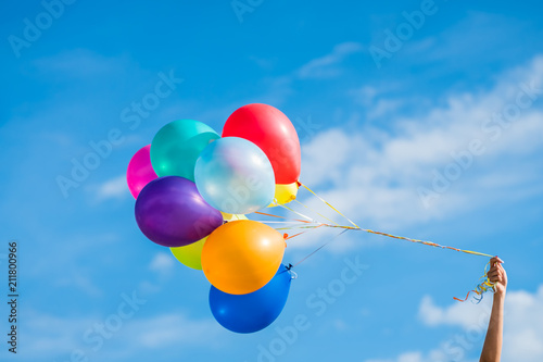 Colorful party balloon