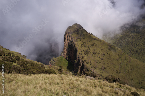 Simien Mountains National Park, area between Geech and Chenek photo