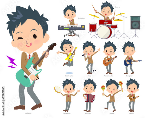 school boy Brown Blazer_pop music