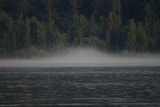 Symmetric fog over the river