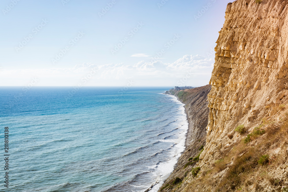 rocky coast of the black sea
