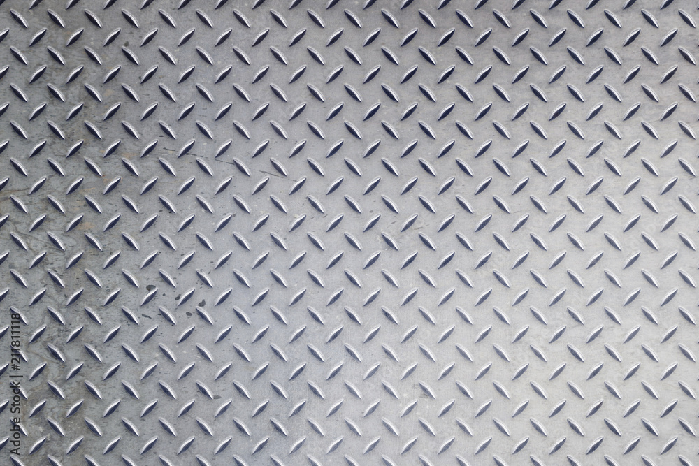 Foto Stock metal alloy sheet with textured surface stainless steel diamond  pattern | Adobe Stock