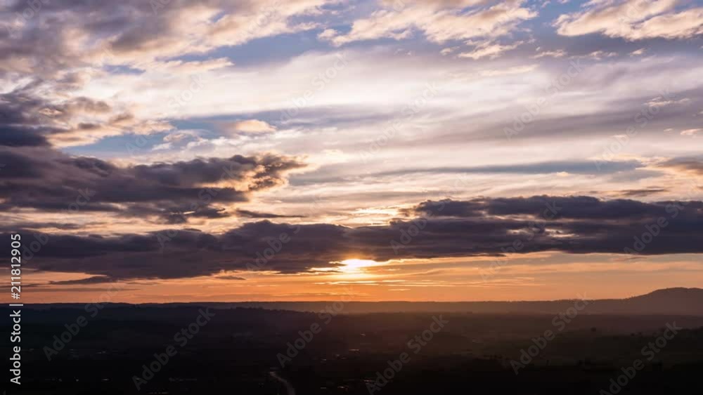 Sunset and twilight, Thailand. Sunset and twilight, Thailand.