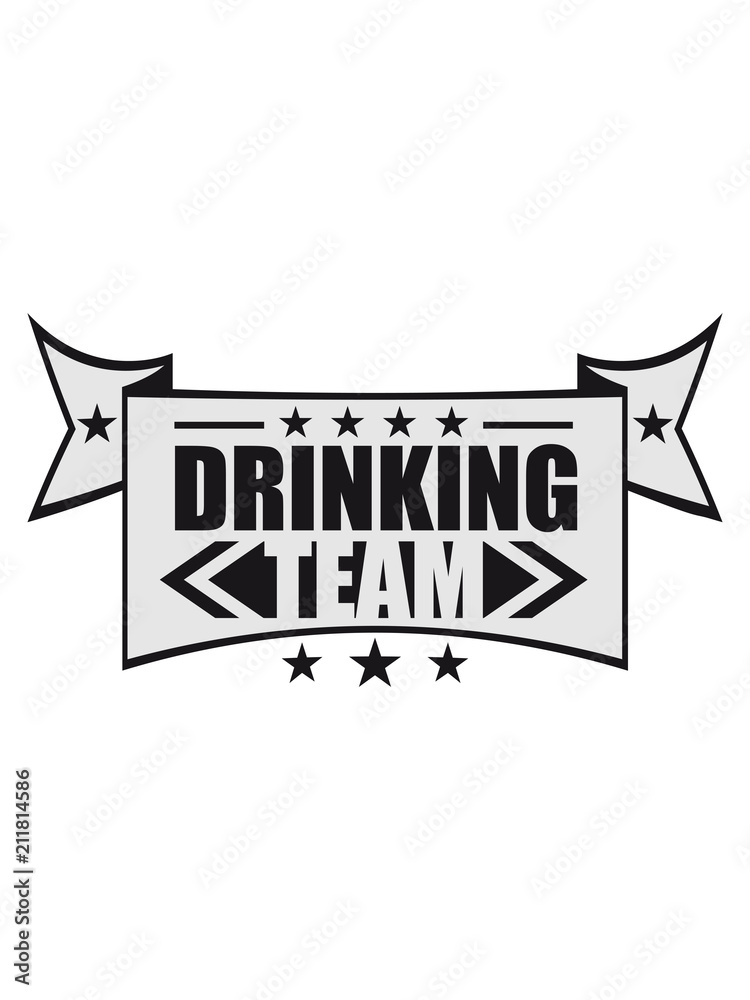 Obraz premium banner cool logo text oktoberfest alkohol bier saufen drinking team party feiern freunde saufen durst flasche member crew muster betrunken