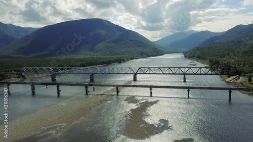 Kuandinsky Bridge over the Vitim River, located on the border of Zabaikalsky region and the Republic of Buryatia, is definitely one of the most dangerous road bridges in the world. photo