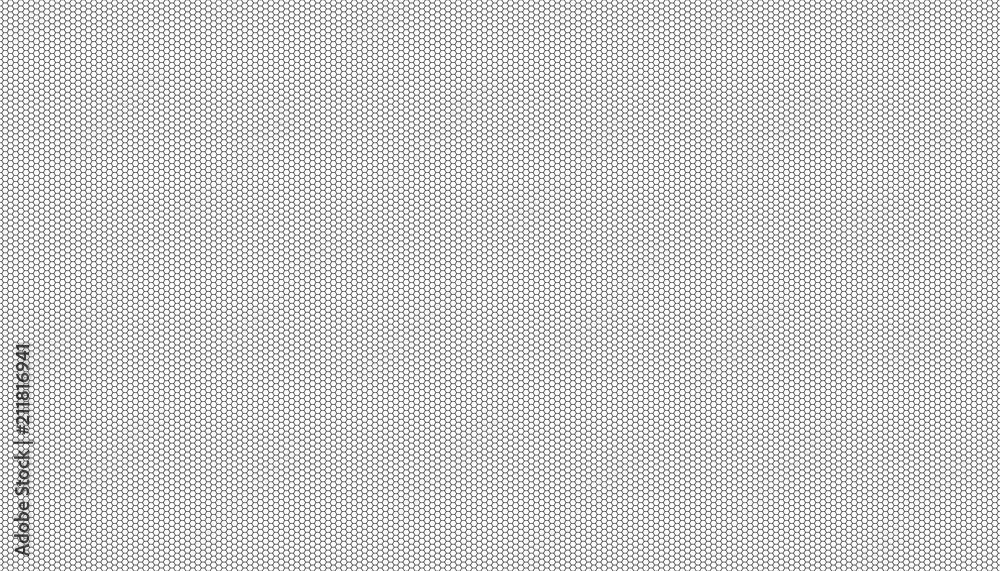 Fototapeta Czarny plaster miodu na białym tle. Tekstura. Geometria izometryczna. ilustracja 3D