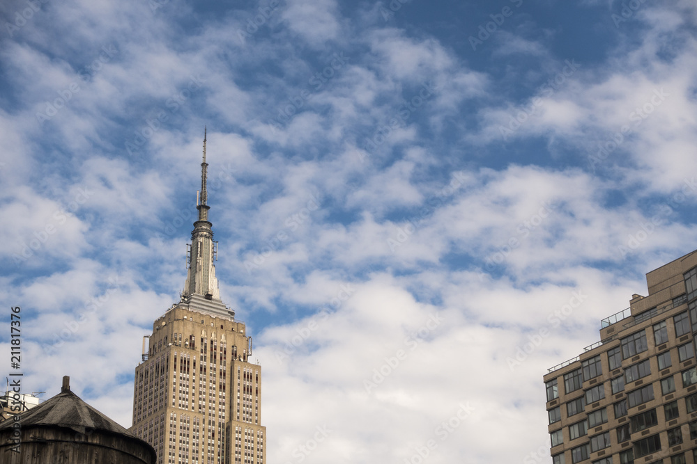 manhattan new york city buildings skyline day