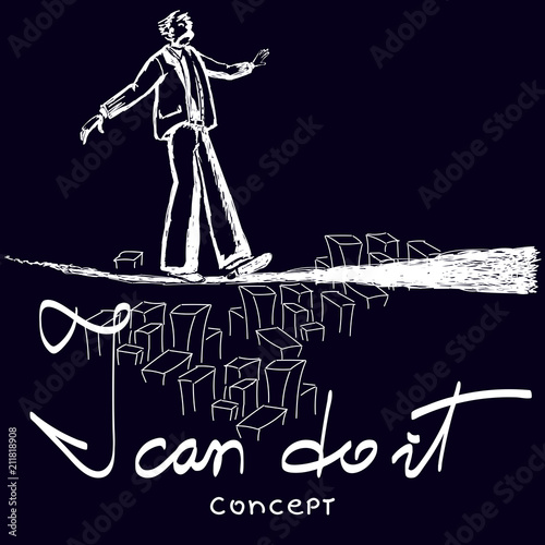 Business vector concept illustration.