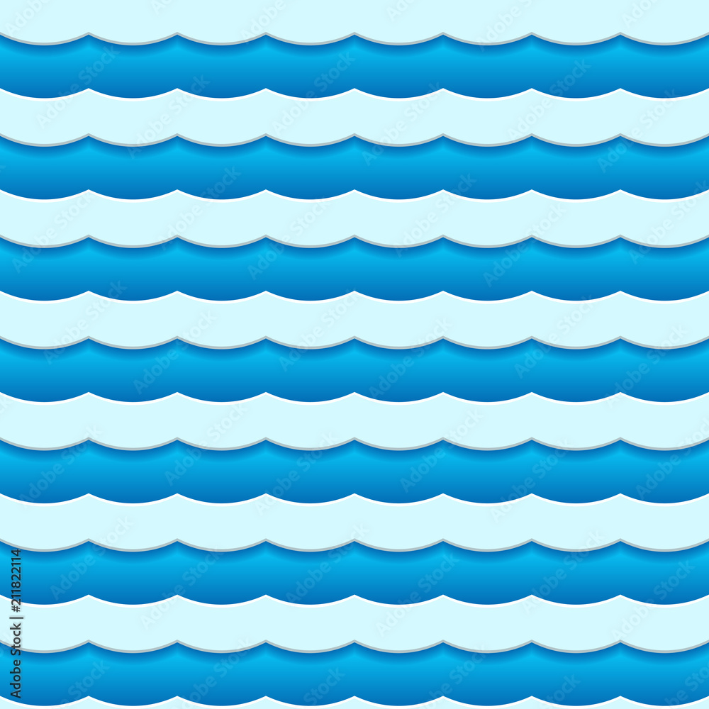 seamless pattern with paper waves seamless pattern with paper waves