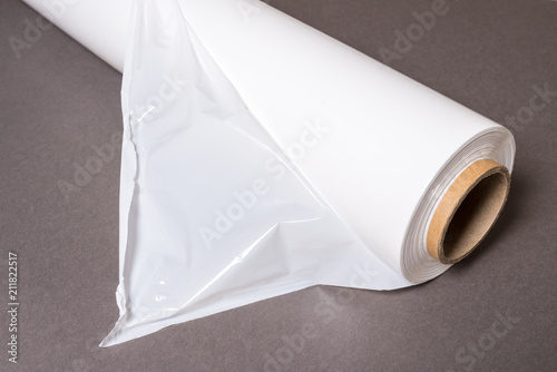 Roll of Polythene pallet film, wrap