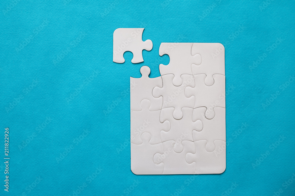 Jigsaw Puzzle with missing piece Jigsaw Puzzle with missing piece