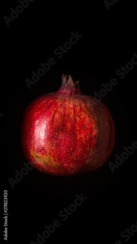 Pomegranate in Dark Food Photography Style