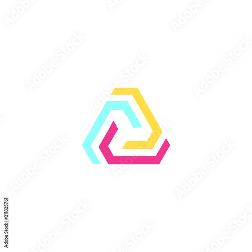 trinity logo abstract graphic vector template download