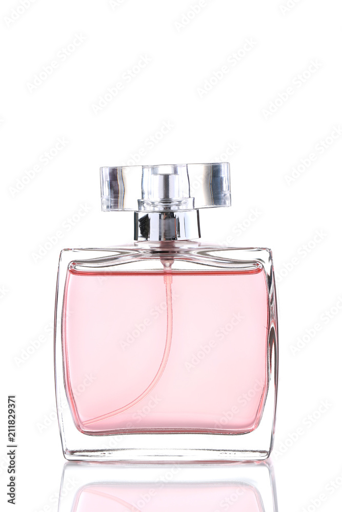 Perfume bottle isolated on white background
