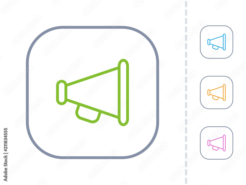 Bullhorn - Simple Icons Bullhorn - Simple Icons