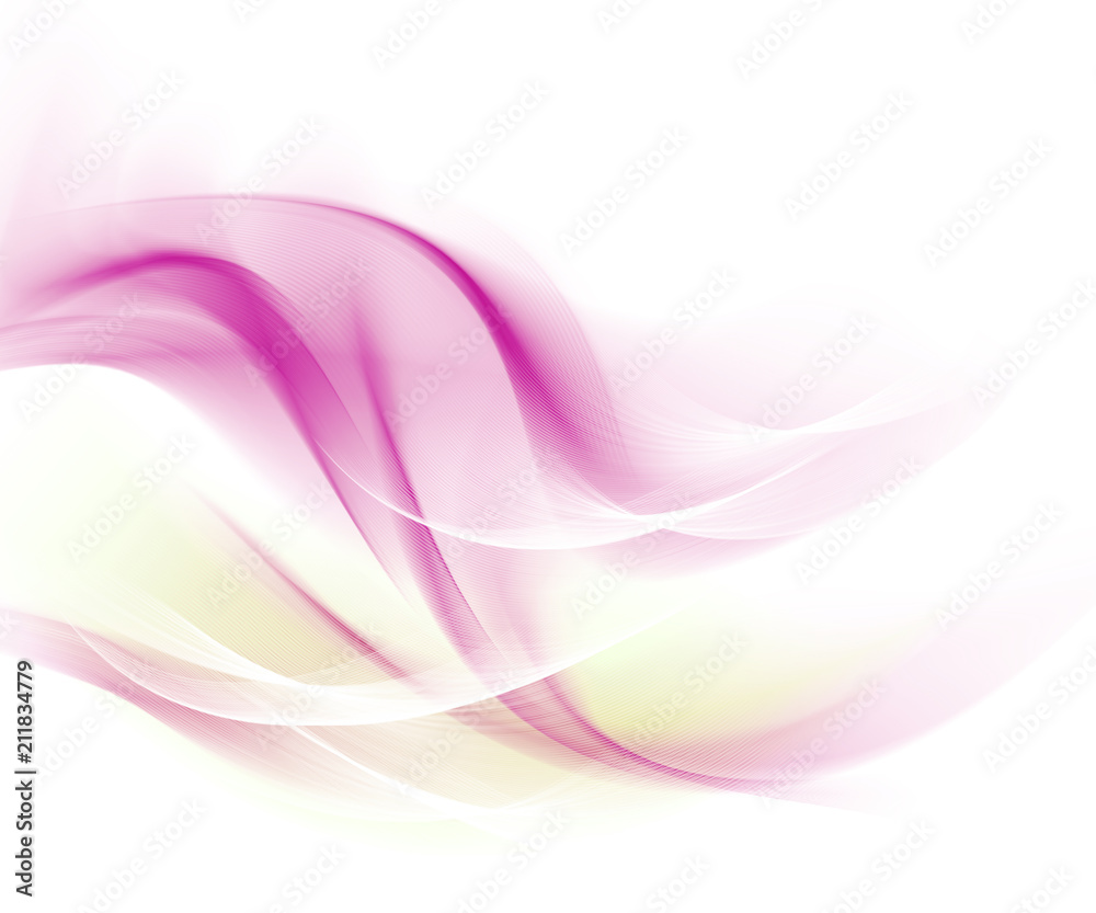 Fototapeta premium Abstract colored background, abstract lines twisting into beautiful bends