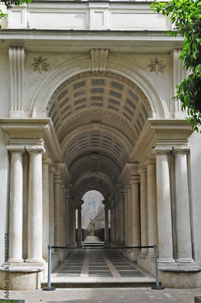 Roma, Palazzo Spada - la prospettiva del Borromini