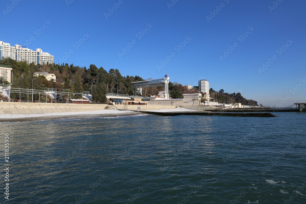 Naklejka premium Coast of Greater Sochi