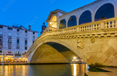 The Rialto Bridge in Venice