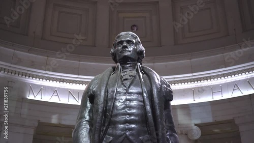 Thomas Jefferson memorial, slider shot - Washington DC
