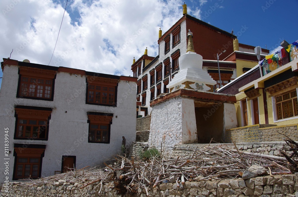The Likir monastery in Ladakh, India