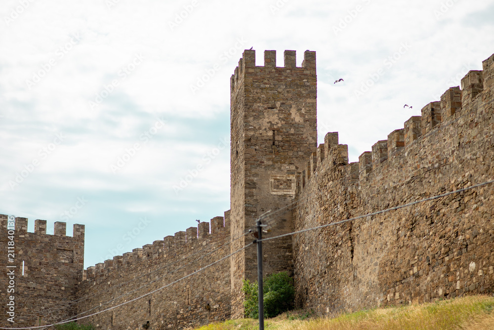 the Genoese fortress in Sudak