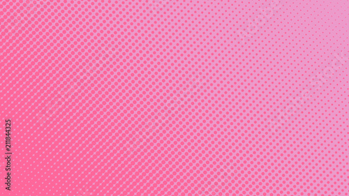 Halftone gradient pattern vector illustration. Light pink dotted, pink halftone texture. Pop Art style pink halftone, comics Background. Background of Art. Dots background. AI10
