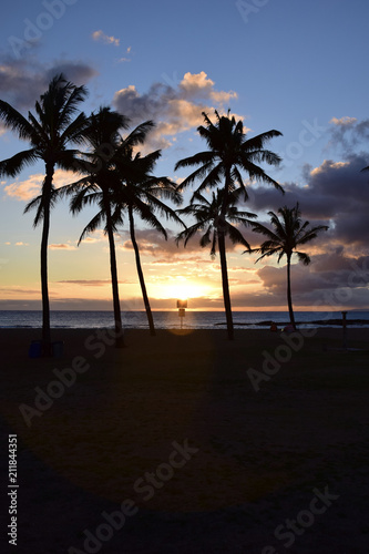 Fototapeta Naklejka Na Ścianę i Meble -  hawaii sunset