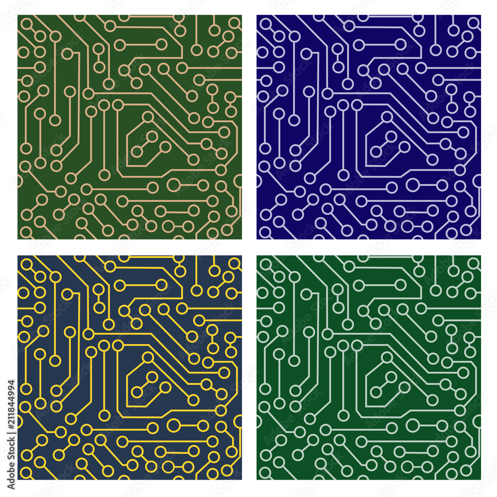 pattern of electronic circuit pattern of electronic circuit