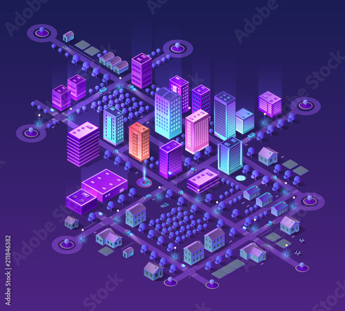 set of violet colors