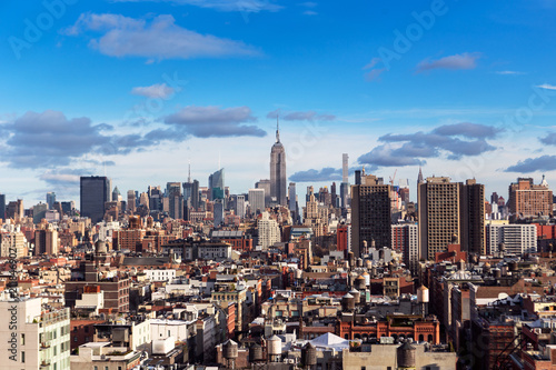 Midtown Manhattan skyline during daytime  New York city.