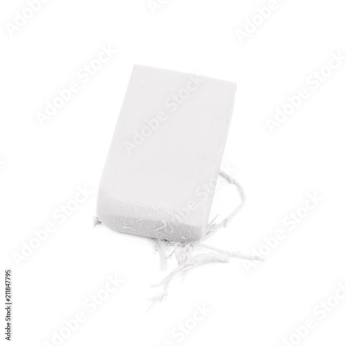 Rubber eraser isolated