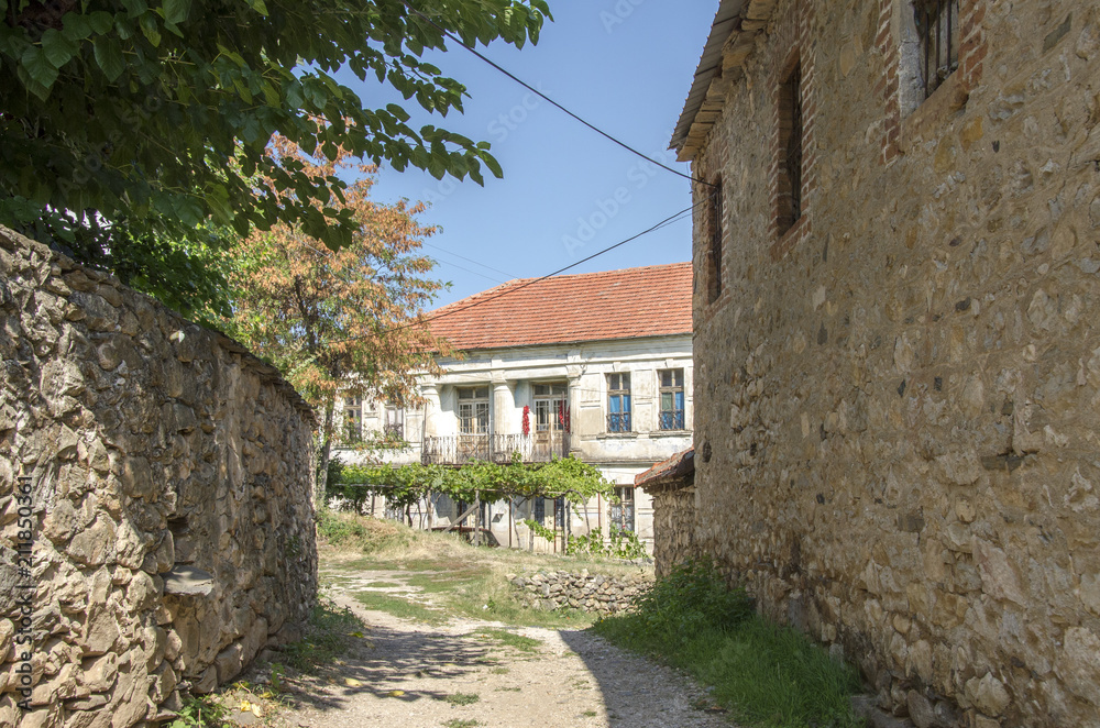 Traditional house in Bukovo village, Bitola Municipality, Macedonia
