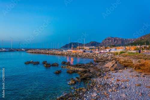 Sunset view of Colonia de sant pere, Mallorca, Spain