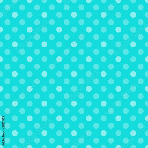 Seamless Polka Dots Pattern_Mint Green #Vector Background