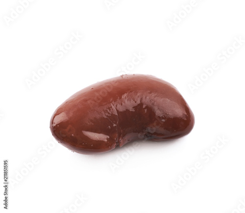 Single kidney bean isolated